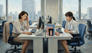 先輩のわざとなため息に疲れる…不機嫌アピールを無効化する軍師術