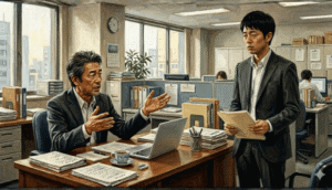 話が長い上司のうざい武勇伝を逆利用！官兵衛が教える冷徹な操縦術