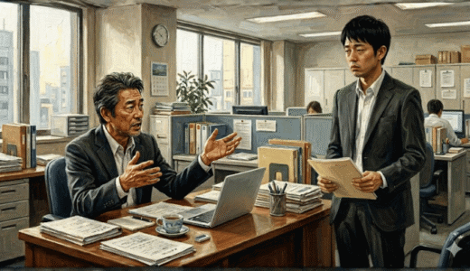 話が長い上司のうざい武勇伝を逆利用！官兵衛が教える冷徹な操縦術