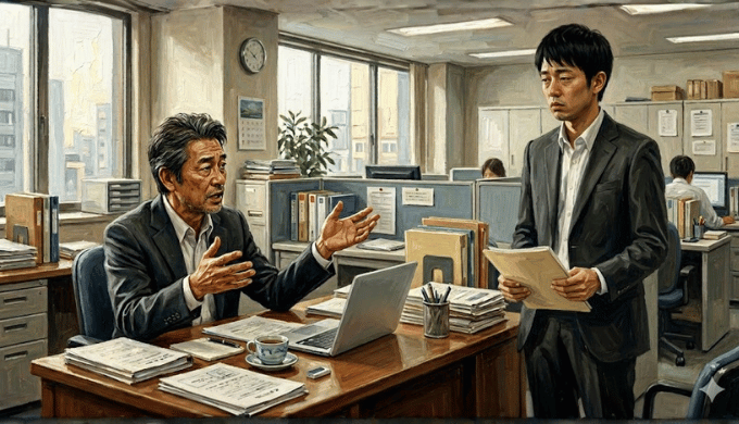 話が長い上司のうざい武勇伝を逆利用！官兵衛が教える冷徹な操縦術